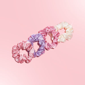 Silkie Mini Silks – 100% Mulberry Silk Scrunchies
