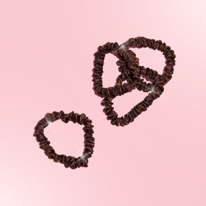 Silkie Skinny Silks – 100% Mulberry Silk Scrunchies
