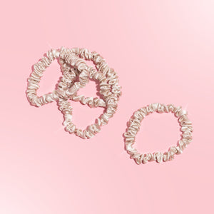 Silkie Skinny Silks – 100% Mulberry Silk Scrunchies