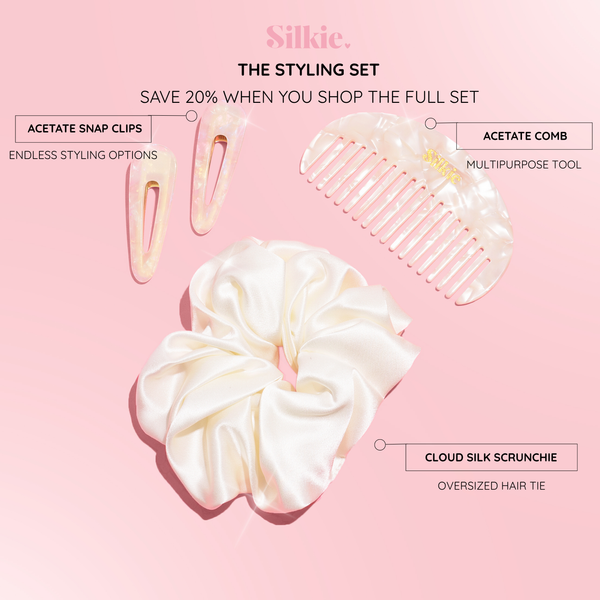 How Silk Scrunchies Support Low-Manipulation Hair Routines